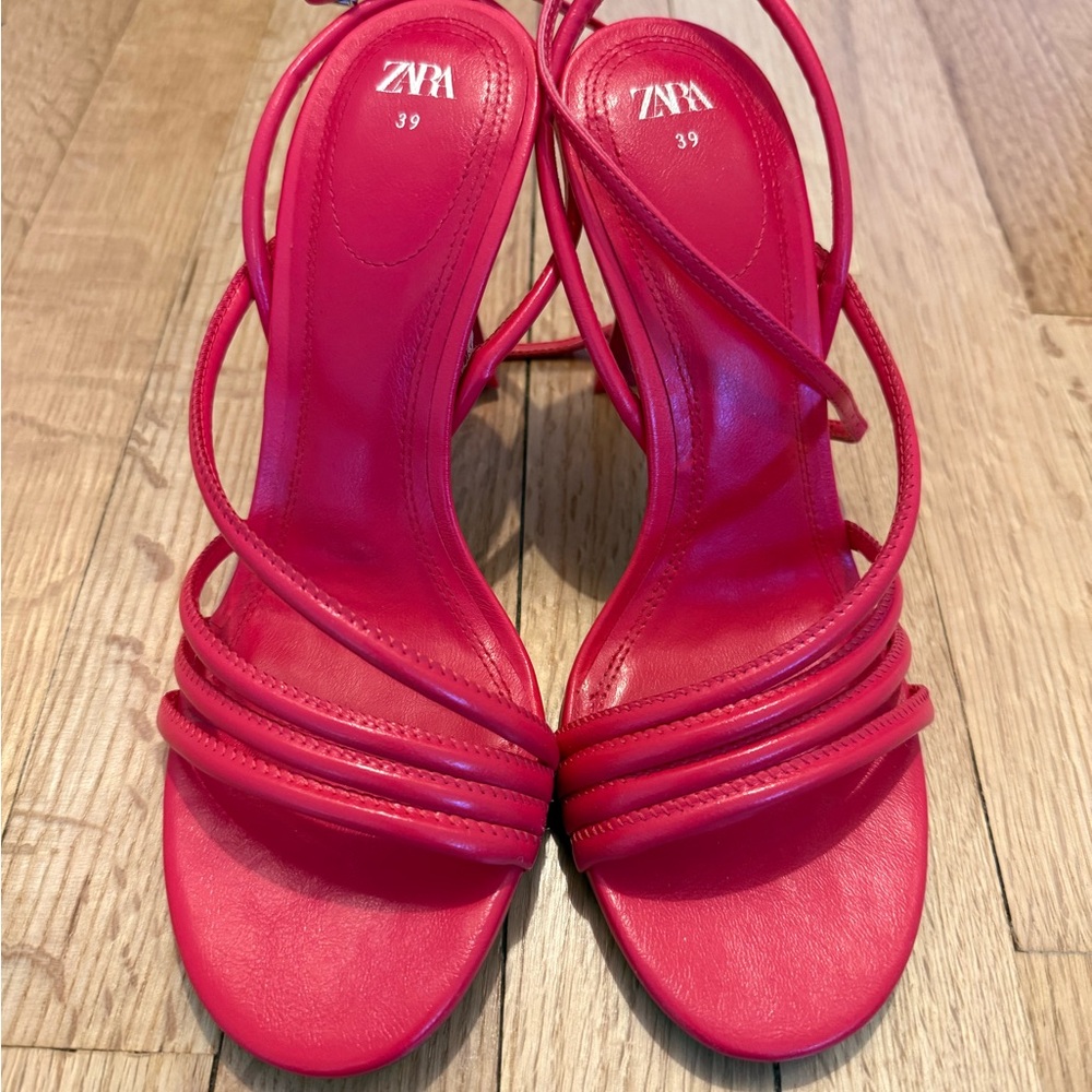 Zara strappy heels